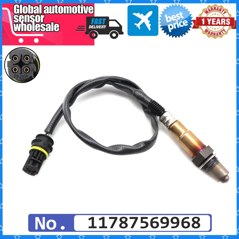 11787569968 Car NEW Air Fuel Ratio Lambda O2 Oxygen Sensor Fit For BMW 323i 128i 528i X3 X5 535i 2006-2017 234-4876 2344876