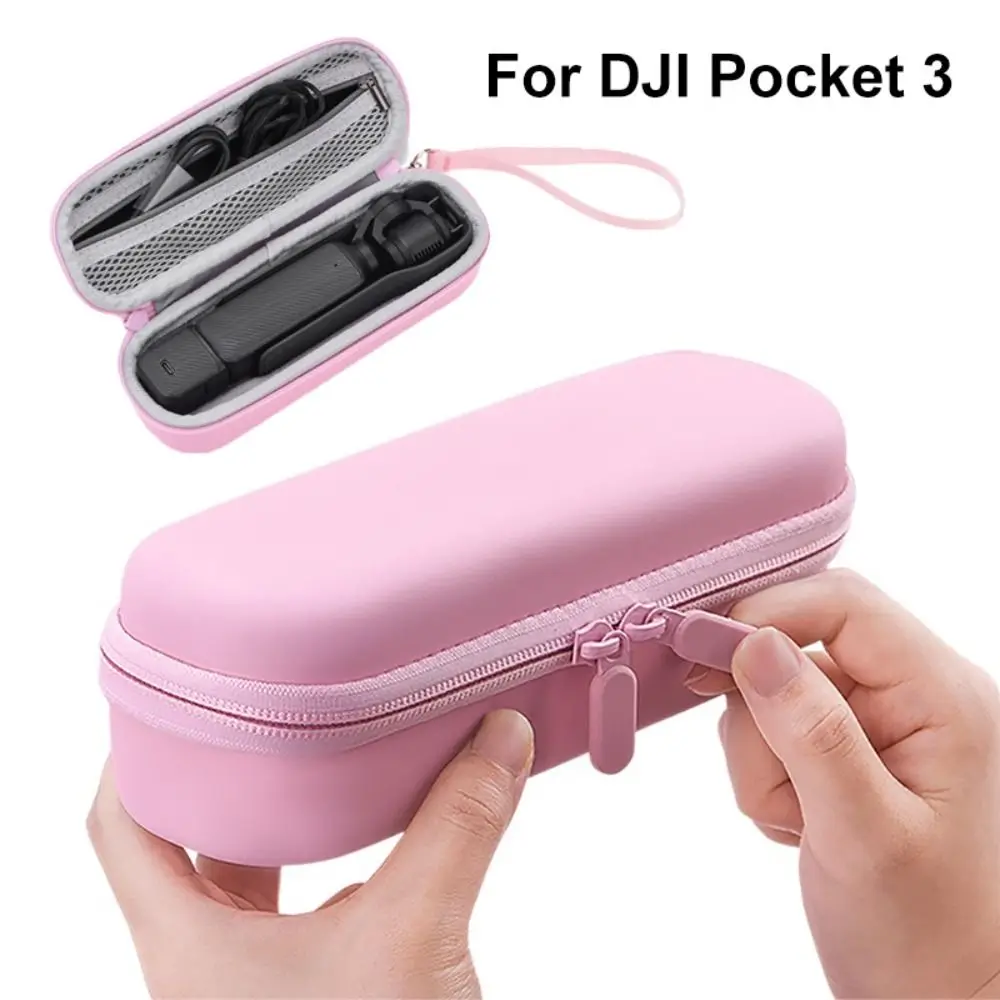 Wear-Resistant Carrying Case Waterproof Hanging Strap Camera Storage Bag Fluuy Lining EVA Hard Shell Box for DJI OSMO Pocket 3