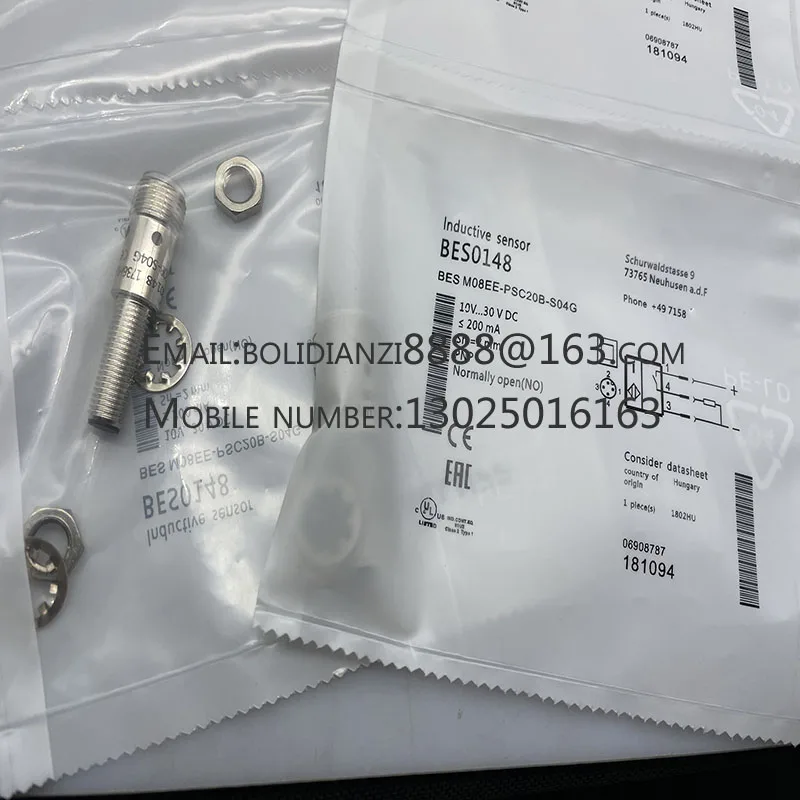 Sensor de interruptor de proximidade original BES M08EE-PSC20B-S04G BES M08EE-PSC20B-S04G-003