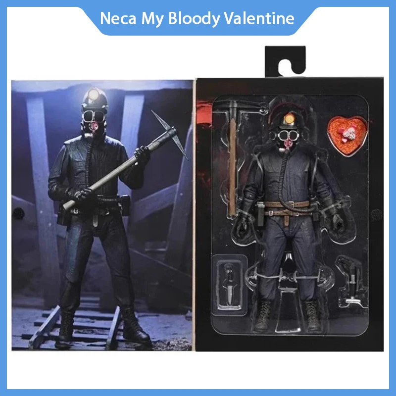 In Stock Original Neca 56085 My Bloody Valentine Harry Warden Action Figuras Model Statue Collection Doll Children Toys Gift