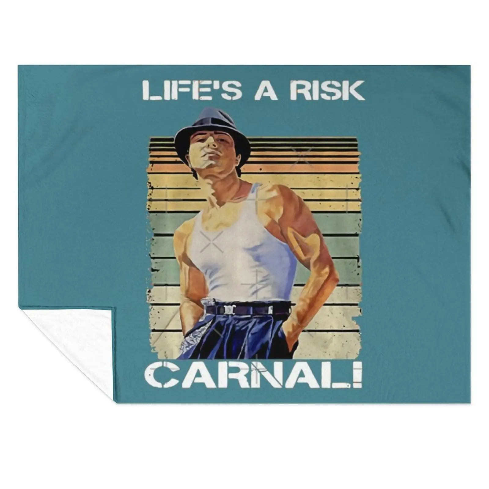 

Life's A Risk C.Ar.Na.L Vintage Blood In Blood Out Inspired Throw Blanket Flannel Thin Soft Beds Decorative Throw Blankets