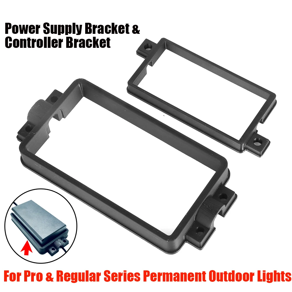 For Govee Pro or Reg Permanent Outdoor Light Bracket fit Power Supply & Controller