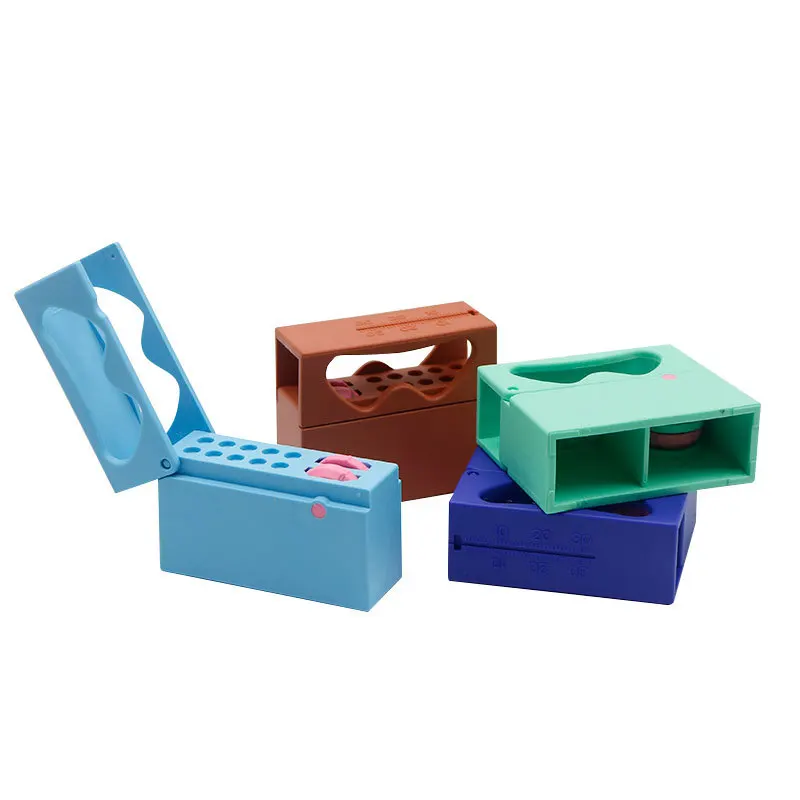 Dentistry 10 Hole Root Canal Filing Tape Counting Measuring Seat S030A Plastic File Holder Rotary Counter Medical Equipment