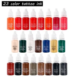 23 Color Semi Permanent Makeup Eyebrow Ink Lips Eye Line Tattoo Color Microblading Pigment