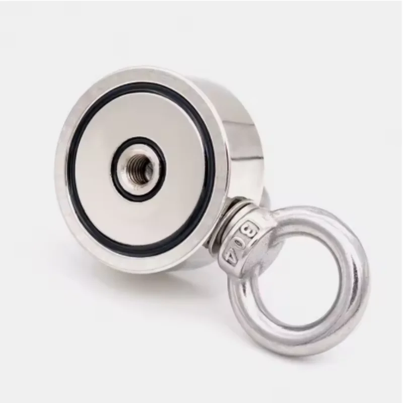 Anneau de levage magnétique puissant, aimant de pêche, attraction magnétique en eau profonde, aimant de pêche, attraction magnétique circulaire