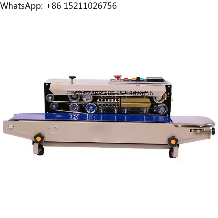 WD-DBF-770 Electric Fully Automatic Continuous Heat Sealing Machine Easy Operate Multi-Functional Commodity Food Cartons