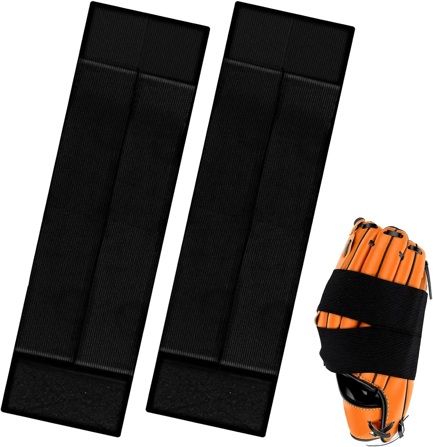 

Baseball Glove Wrap Band for Mitt Shaping | Elastic Strap with Adjustable Closure for Pocket Forming & Storage