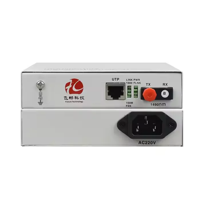 Convertitore multimediale FE 100base-T1 di alta qualità Convertitore Ethernet su fibra ottica Trasmissione a lunga distanza