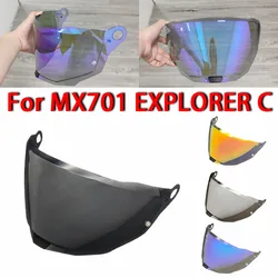 For MX701 Visors Replacement for EXPLORER Rally Helmet Shield Off-road Faceshield Windproof Motocross Lens Uv Protection