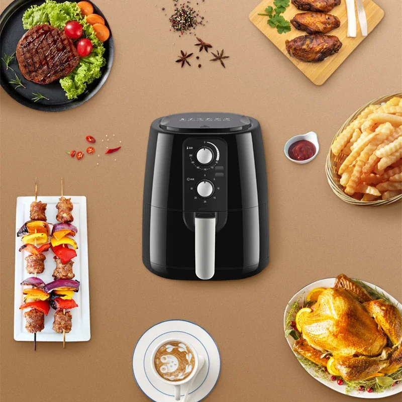 6.5L Air Fryer TC-JD01A Household Large Capacity Electric Fryer Smart Multi-function Oven Kitchen Baked Egg Tart/Roast Chicken