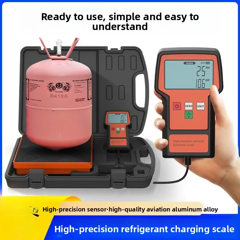 LMC-100F + Refrigerant Charging Scale 110LB Refrigerant Scale Freon Scale High Precision HVAC Filling