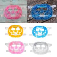 Reusable Full Face Eye Mask Gel Heat Cold Pack Freezable Microwavable