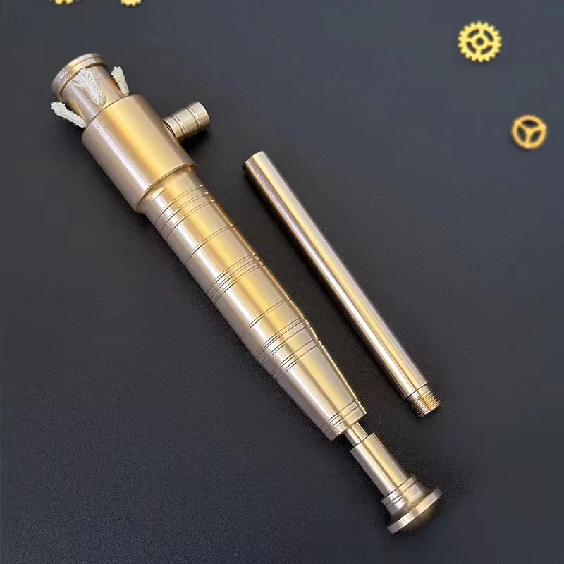 Gold Retro Torch Torch Kerosene Lighter Vintage Torch Extended Multi-function Lighter Outdoor Cool Special Ignition Tool