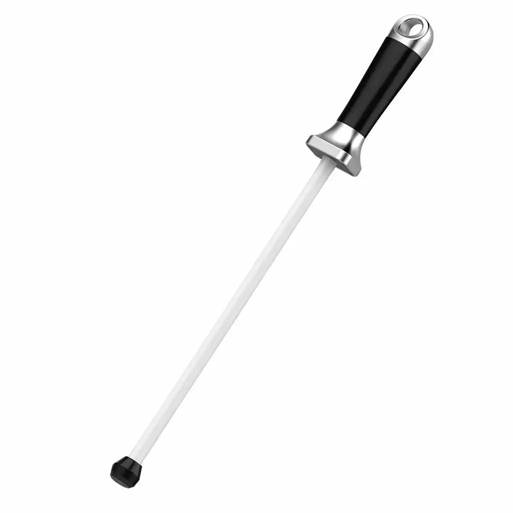 TAIDEA TG2006 Fusil Céramique 12 Pouces Grain 1000 Professionnel Aiguiseur Couteaux Tige Affûtage Cuisine LFGB SGS CIQ Certifié 305mm 275g Léger Poignée ABS Acier Inoxydable Sécurité Alimentaire