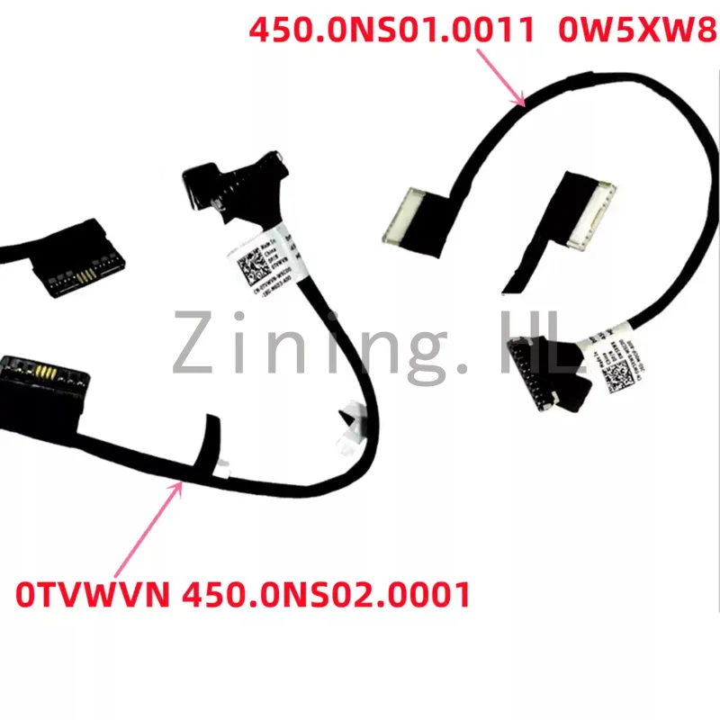 

0TVWVN 0W5XW8 для Latitude 5521 Precision 3561, гибкий кабель для подключения провода аккумулятора