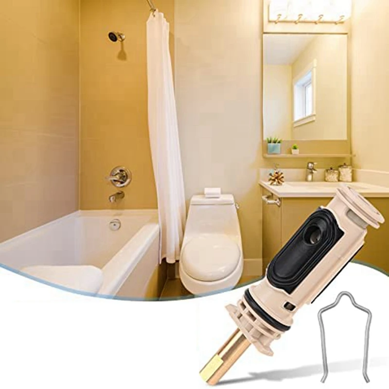 1222 Замена с 104421 съемным инструментом для удаления и зажимом, совместим с клапаном для ванны и душа, Комплект запчастей для ремонта