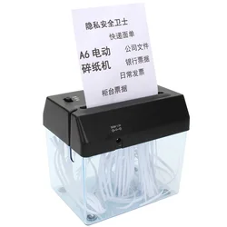 A6 Usb Mini Electric Creative School Teacher Office Business Work Encryption File Security Desktop Shredder Home Office