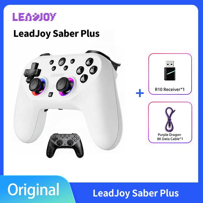 LeadJoy Saber Plus対称型ワイヤレスコントローラー PS5レイアウト