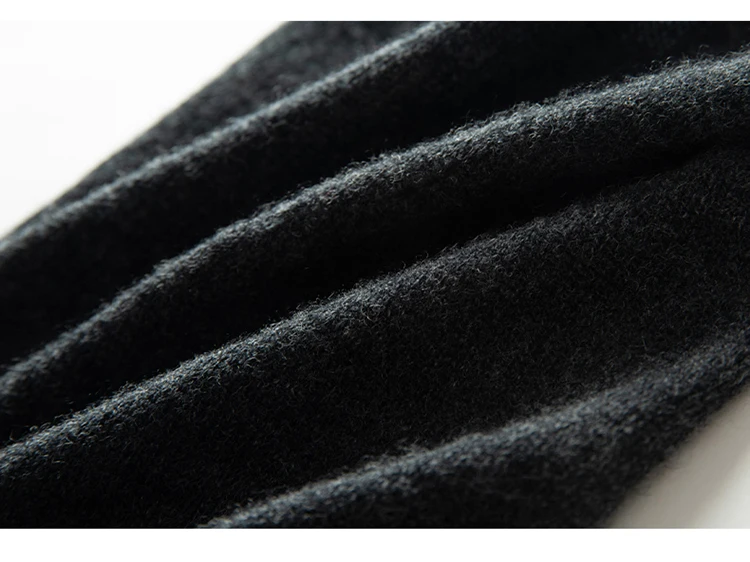 Damen-Schlauchschal aus 100 % Kaschmir, leichter Kamin-Schal, Halsmanschette, wärmer, Wasserfallausschnitt, Schlaufe, weiche Strick-Accessoires für Kinder – Detail 24