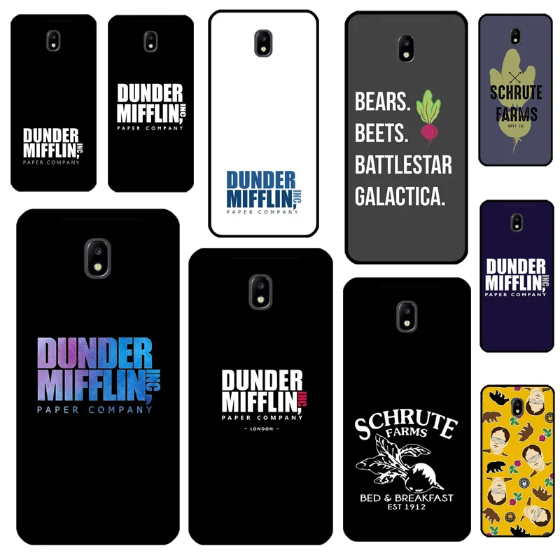 Dunder Mifflin The Office For Samsung Galaxy J8 A7 A9 2018 J1 J3 J5 J7 2016 A3 A5 2017 A6 A8 J4 J6 Plus Phone Case