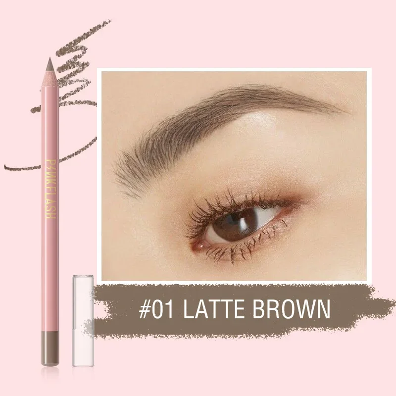 4 Color Brown Eyebrow Pencil Waterproof Sweat-proof Long Lasting Easy To Wear Natural Wood  Eyebrow Pen Makeup Eyebrow Cosmetics