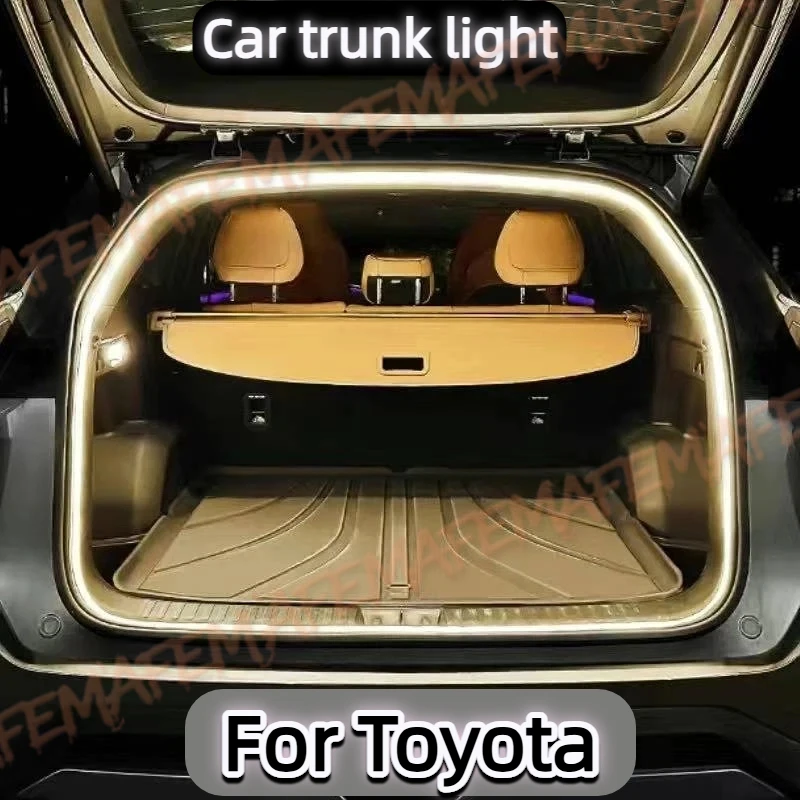 For Toyota Corolla Camry RAV4 Prado Highlander CHR Venza Sienna Car Trunk light Car trunk lighting modification