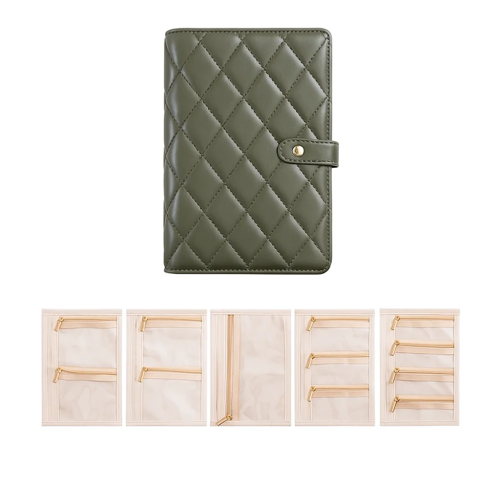 

Waterproof Jewelry Storage Book Portable Loose Leaf Necklace Binder Detachable Partition Jewelry Packaging Brochure Display