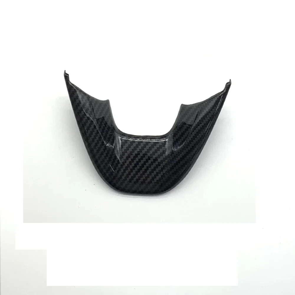 ألياف الكربون نمط ABS غطاء عجلة قيادة السيارة الكسوة الداخلية لشركة هيونداي i10 2021 2022 #2