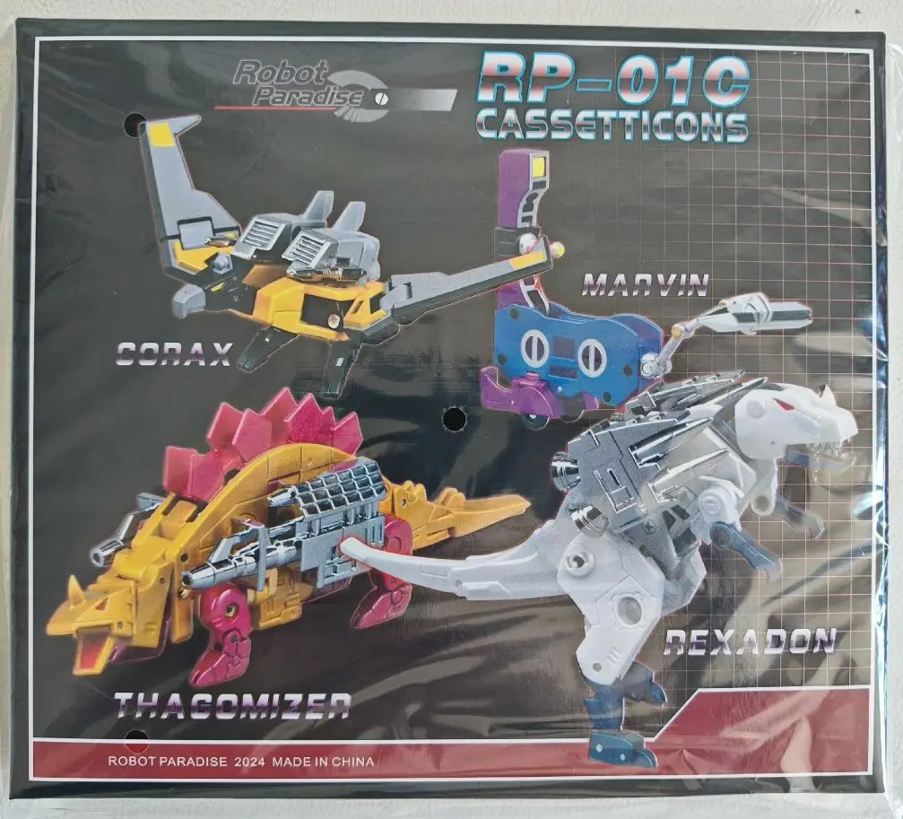 En Stock, juguete transformador FT RP02, tablero de armado, grabadora negra, cinta RP01C, regalos de modelos coleccionables
