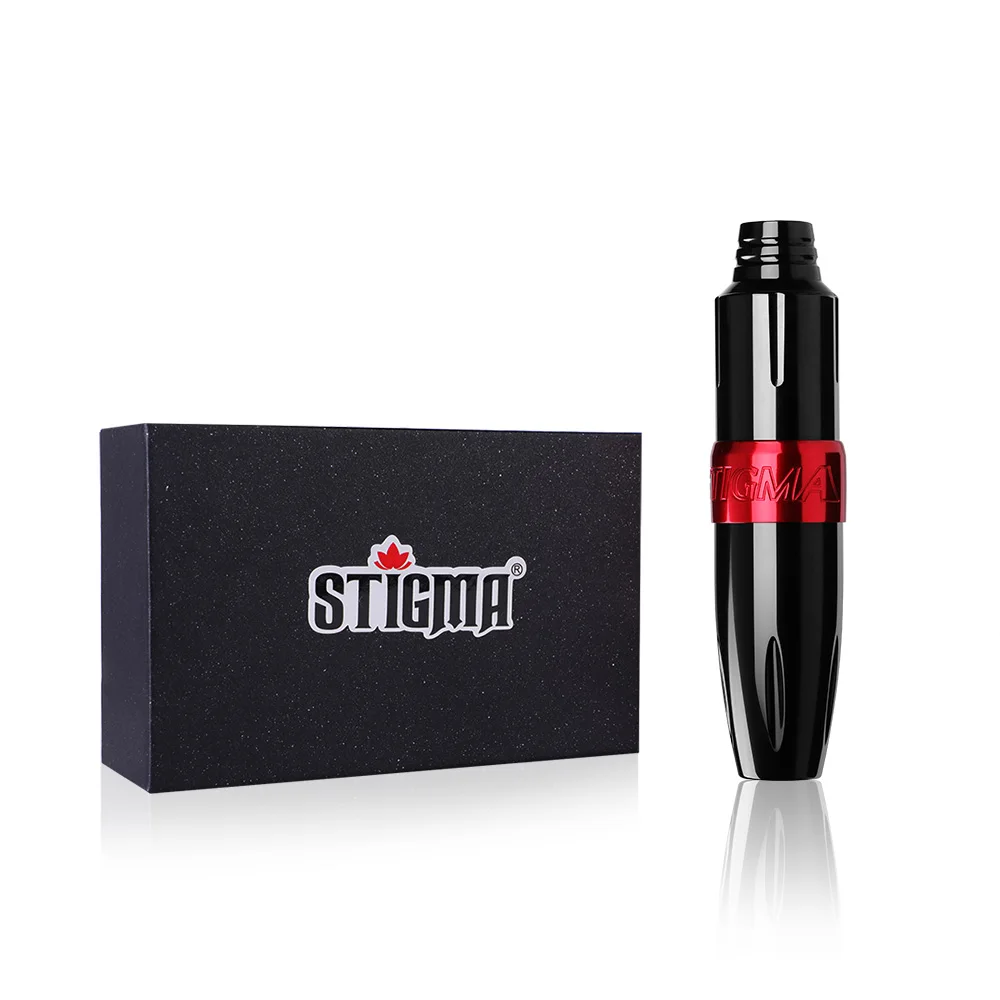 STIGMA New Rocket Motor Tattoo Pen Black RCA Connector Linner&Rotary Shader Gun Professional Tattoo Supply For Artist Body Art