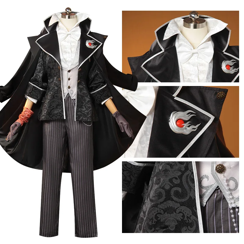 Frederick Kreiburg The Forgotten George Journalist Skin Cosplay Game Composer Costume Clothing Party Suit