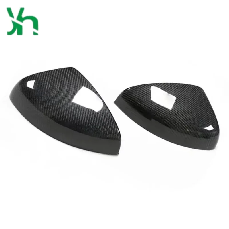 For Audi R8 (2016-) TT (2015-) TTS (2016-) TTRS (2016-) Dry Carbon Fiber Mirror Case Rear View Mirror Case Cover #2