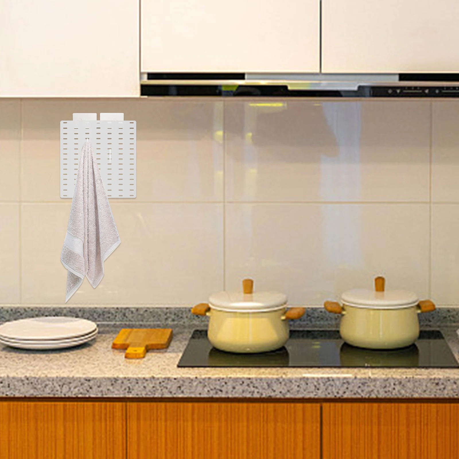 

7Pcs Supermarket Shelf Hooks Pegboard Hanging Organizer for Display Rack Hole Board Hanger Plastic Pegboard Pegs Compact Storage