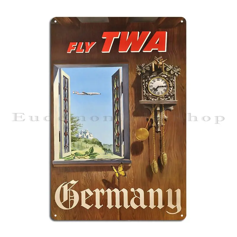 Germany Vintage Travel Poster Metal Sign Retro Cinema Custom Wall Decor Club Tin Sign Poster