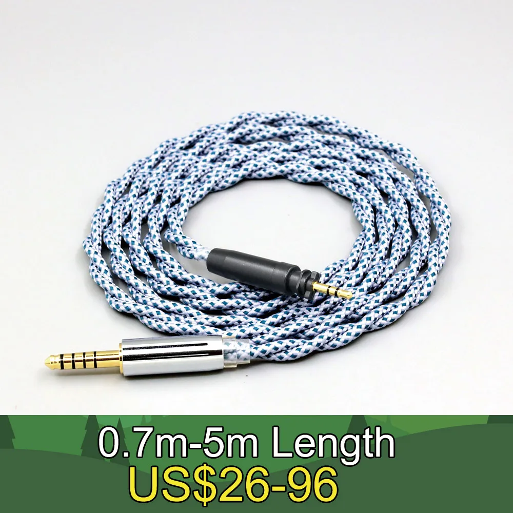 

Защитный кабель для наушников Shure SRH440A SRH840A LN008674 из чистого серебра 99% пробы