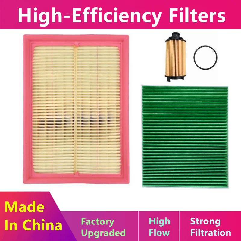 3pcs/Filter Set For Chery Omenda 1.5t 1.6t/2022 2023 2024/Oil, Air Engine Room Filter/Auto Parts