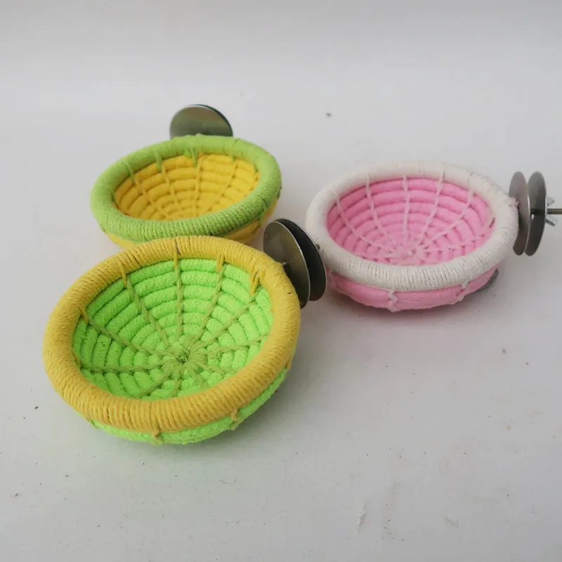 Bird's Nest Parrot Toy Bird's Nest Handwoven Solid Cotton Thread Bird's Nest Hatching Insulation Nest Jade Seal Nest Bird's Cage