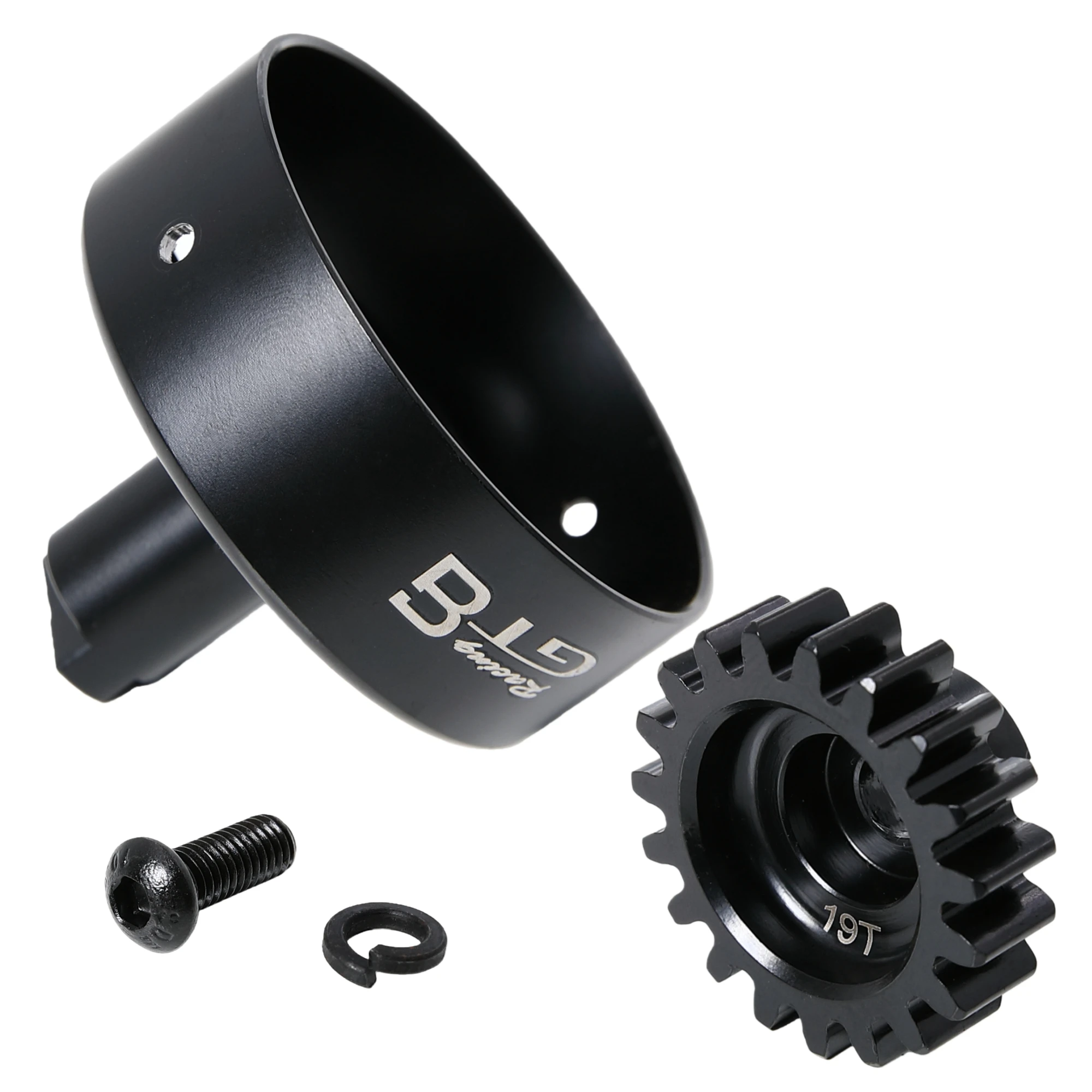 GTBRacing RC Car 1/5 LOSI 5IVE T Steel Engine Clutch Bell  with Gear Set Upgrade Part