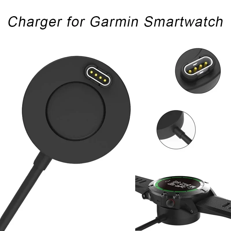 1m USB Charging Cable Dock Charger For Garmin Fenix 8 7 6 6S 6X 5 5S 5X Venu Vivoactive 5 Forerunner 45 55 245 255 265 935 945