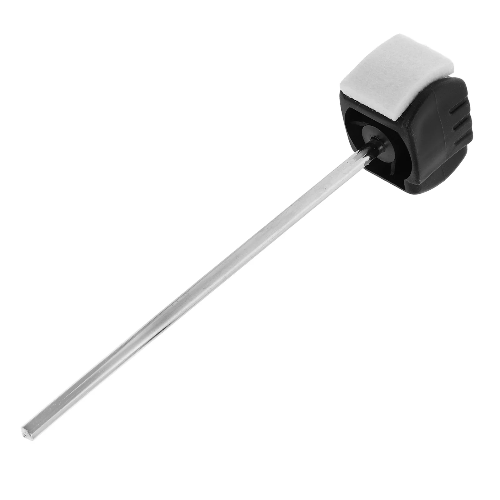 

Stainless Steel Bass Beater Head Durable Hammer Replacement For Kit Accessories Felt Plastic Sides Enhanced Sound Versatile
