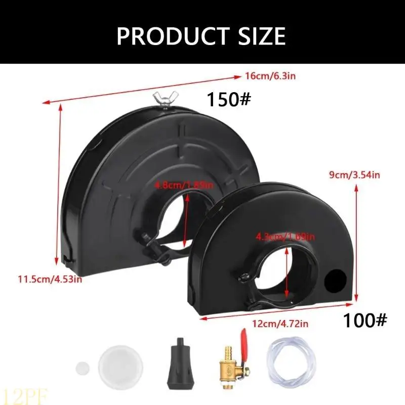 12PF Universal Dust Collection Shroud For Various Angles Grinders Cutting Application