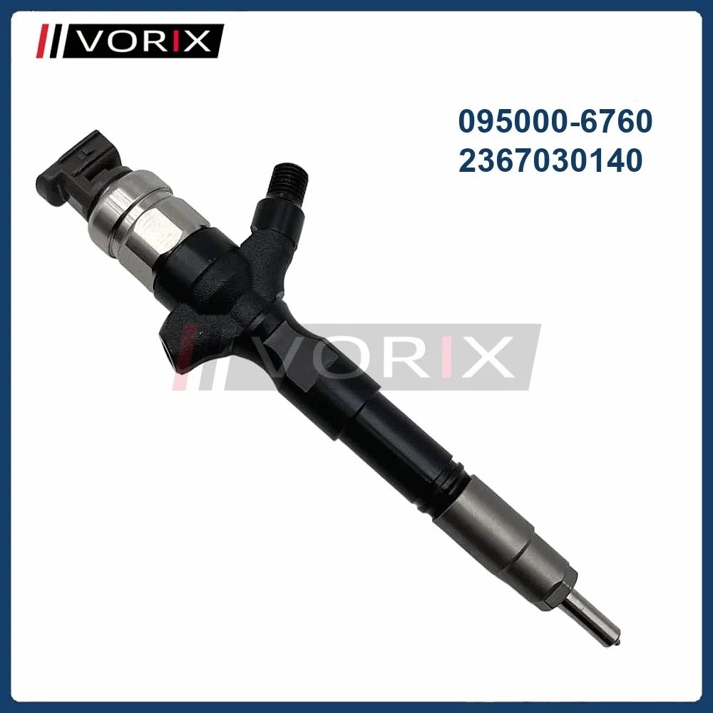

095000-6760 2367030140 Fuel Injector for Toyota Hiace Hilux 1KD-FTV 2KD-FTV D-4D