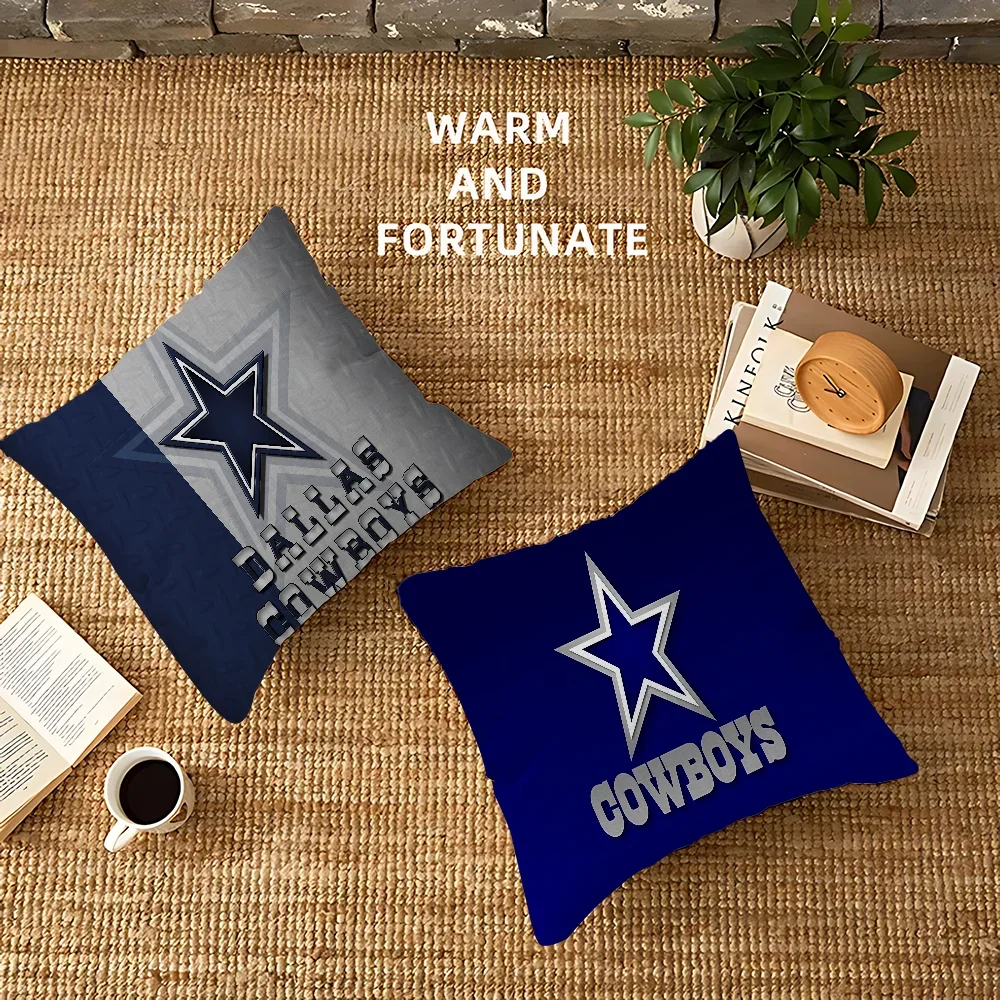 Dallas C-Cowboys Prayer Maple Design Cushion Cover Happy Autumn Harvest Decor Holiday Decorati Pillow Cover