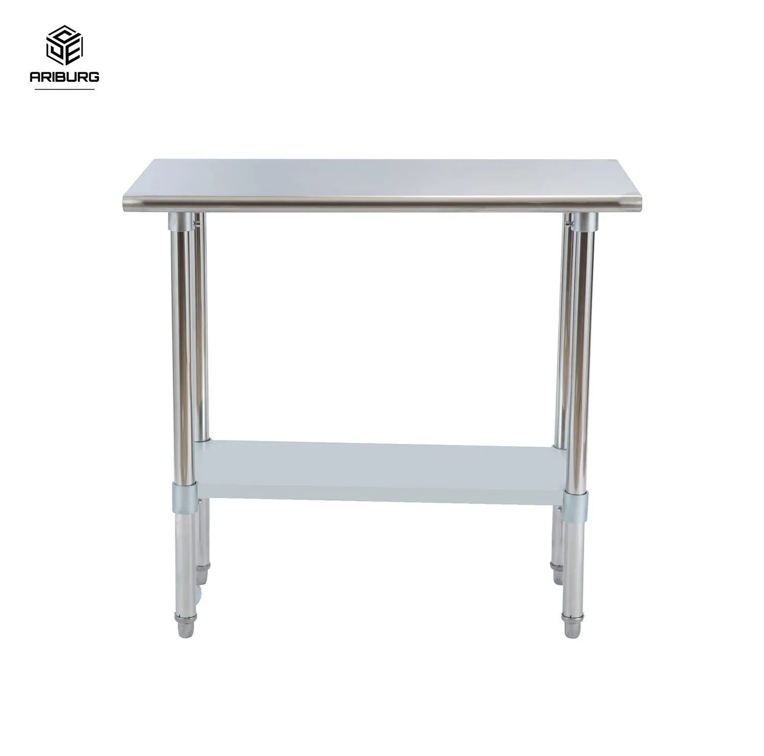 

Stainless Steel Work Table w/Undershelf Commercial Kitchen Work & Prep Table for Restaurant Home and Hotel