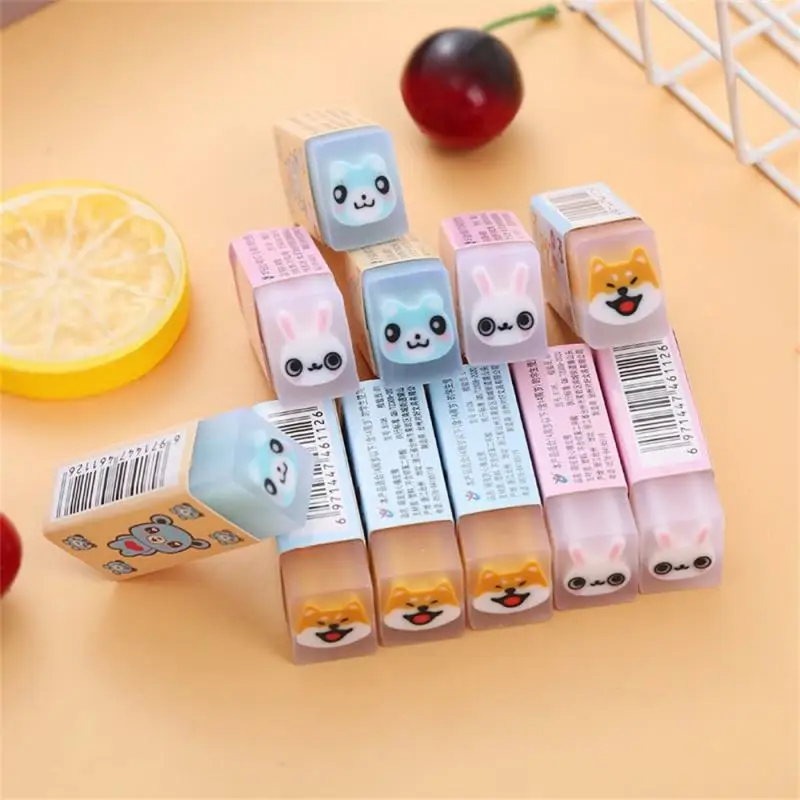 Eraser Lovely Easy To Carry Simple And Stylish Durable Bright Colors Learning Tools Student Eraser Rich And Colorful