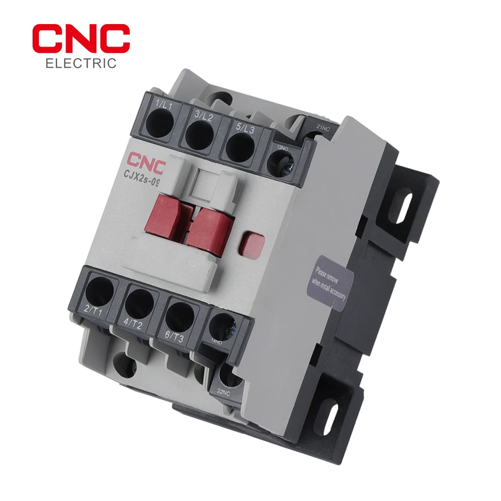 CNC CJX2s/CJX2i 3Phase 3Pole AC Contactor 1NO+1NC Coil Voltage 220v 50/60 Hz 9A/12A/18A/25A/32A