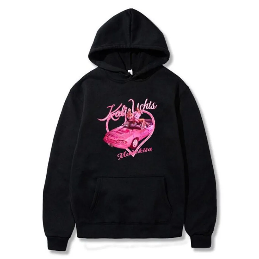 KALI UCHIS-Sweat-Shirt à Capuche pour Homme et Femme, Vêtement Streetwear, Style Hip Hop, Thème Lune Rouge de Vénus sur la Côte Ouest, Y2K