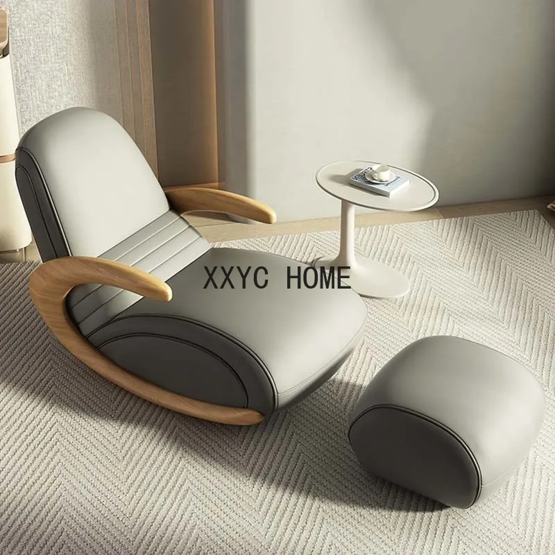 Ergonomic Balcony Chair Luxury Living Room Floor Rocking Chair Lounge Nordic Butacas Y Sillones Para Sala Home Furniture