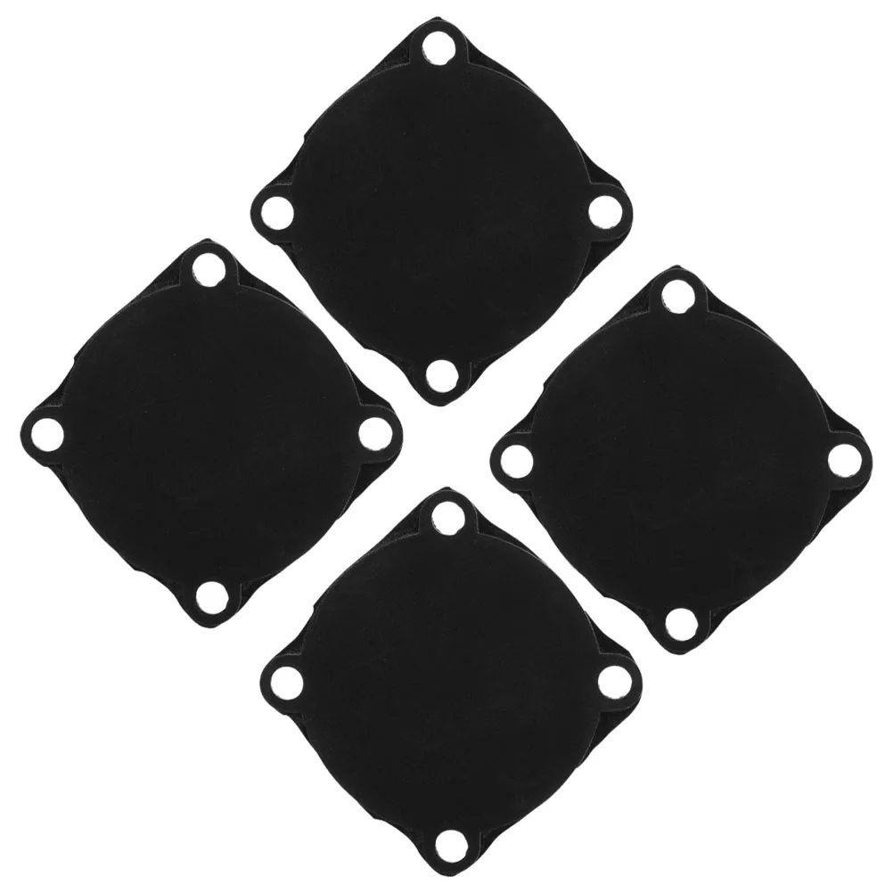 4pcs Air Compressor Switch Pad Rubber Gaskets High Efficiency Sealing Wear Resistant Quick Installation Replacement for Various