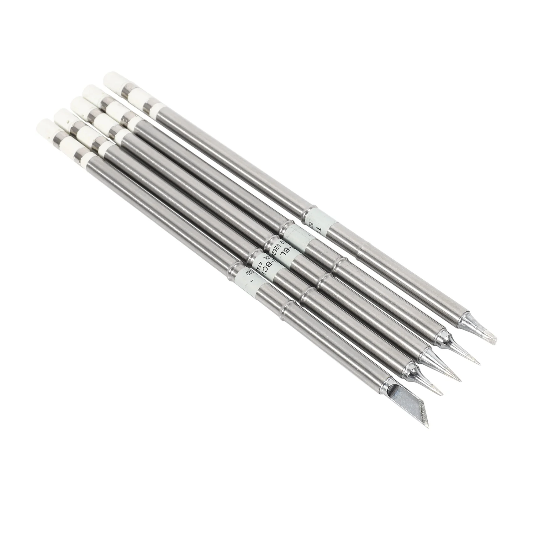 Sale 5 Pcs T12 Series Solder Iron Tips for Hakko FX951 BAKON 950D Soldering Station